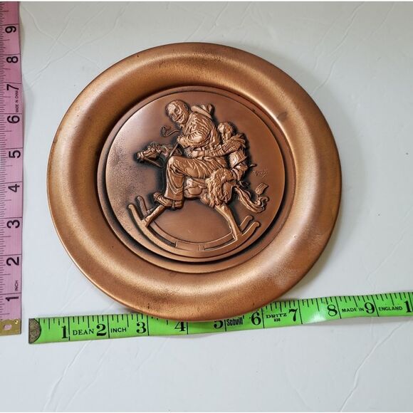Norman Rockwell Copper Plate - Picture 5 of 5